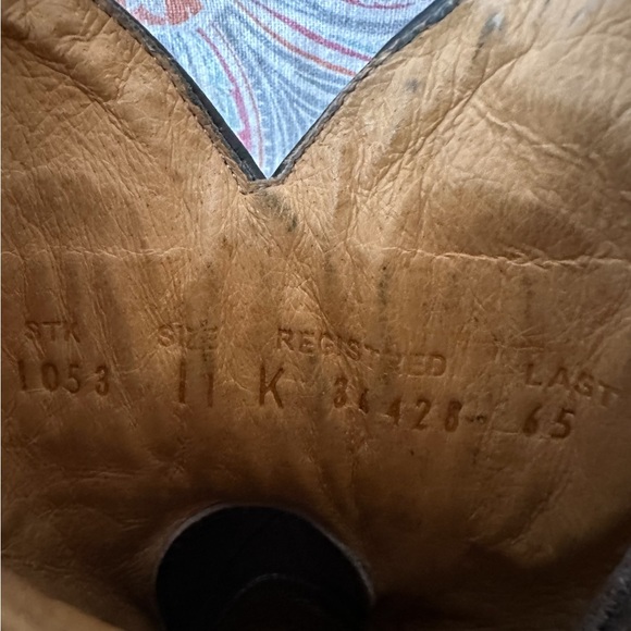 Corral Boots Kids Brown Tan Cross Size 11 - Picture 11 of 13